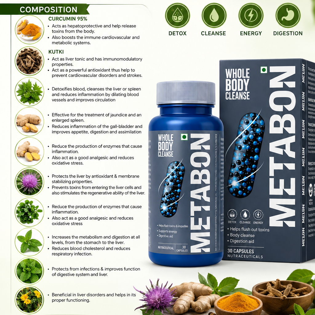 Metabon Detox capsule Metabon clean & detox capsule