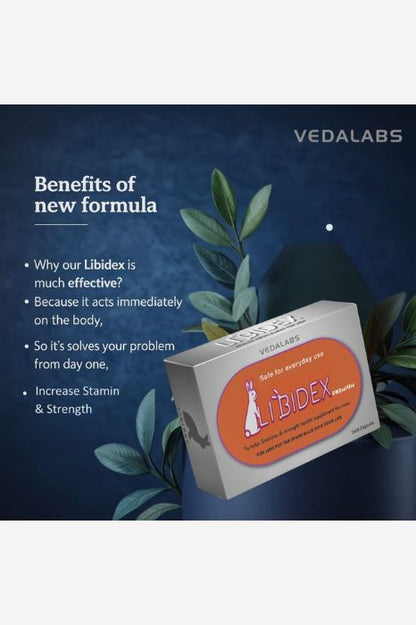 Libidex Men’s Vitality, Stamina & Performance Support – Libidex Ayurvedic Capsule