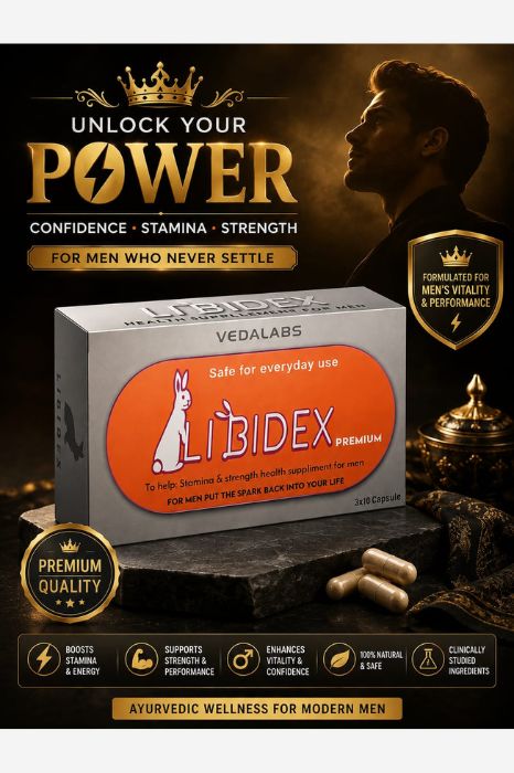 Libidex Men’s Vitality, Stamina & Performance Support – Libidex Ayurvedic Capsule