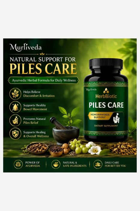 Murliveda HerbBiotics Piles Care Capsules