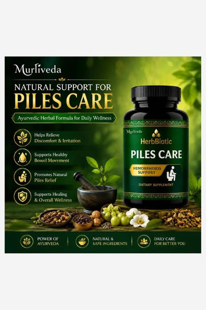 Murliveda HerbBiotics Piles Care Capsules
