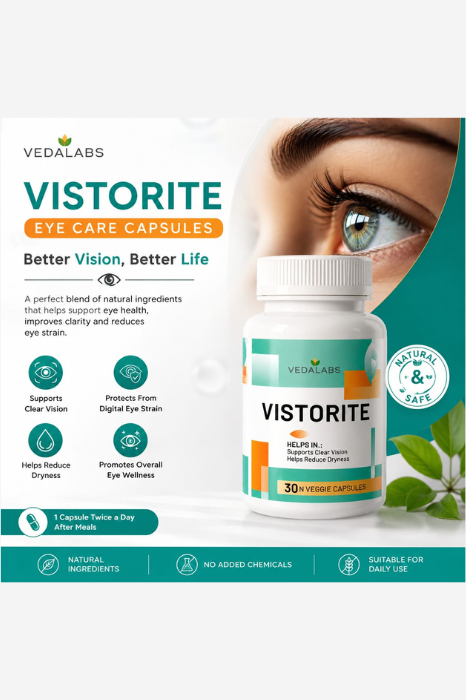 Vedalabs Vistorite capsule Support clear vision vistorite capsule