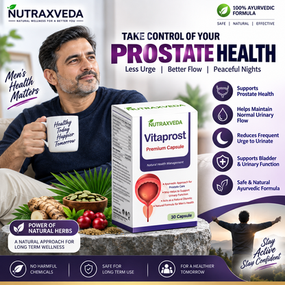 Vitaprost capsule Nutraxveda Vitaprost capsules prostate support capsule