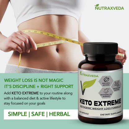 Keto extreme capsule Nutraxveda keto extreme capsules weight management