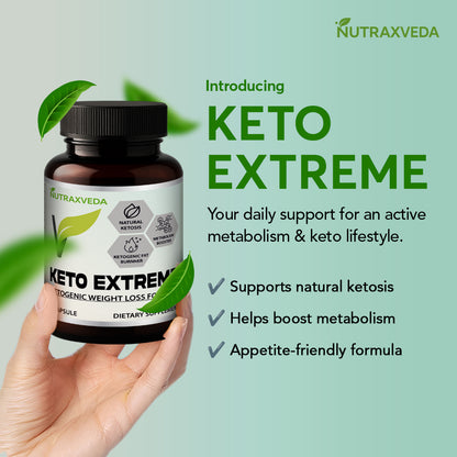 Keto extreme capsule Nutraxveda keto extreme capsules weight management
