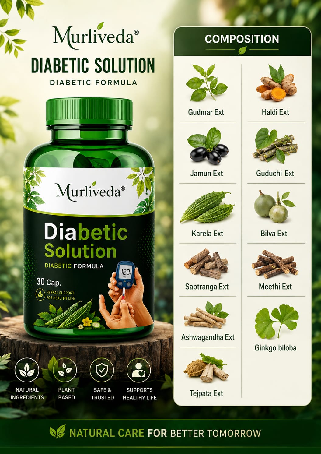 Diabetic solution capsule Murliveda Diabetic solution